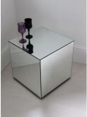 Cubo em Espelho para Mesa Lateral ou Apoio